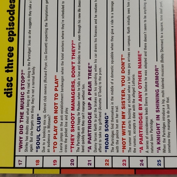 The Partridge Family Complete First Season 4 dvds 1970 2005 - Picture 7 of 13